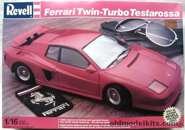 Revell 1/16 Ferrari Koenig Twin Turbo Testarossa, 7511 plastic model kit